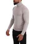 Dolce & Gabbana Elegant Cashmere-Silk Blend Turtleneck
