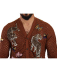 Dolce & Gabbana Refined Elegance Multicolor Embroidered Cardigan