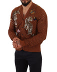 Dolce & Gabbana Refined Elegance Multicolor Embroidered Cardigan