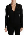 Dolce & Gabbana Alluring Silk Blend Lace Cardigan