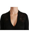 Dolce & Gabbana Alluring Silk Blend Lace Cardigan
