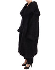 Dolce & Gabbana Sleek Runway Fur Cape Trench Jacket