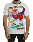 Dolce & Gabbana Chic White Cotton Pig Motif Tee