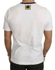 Dolce & Gabbana Chic White Cotton Pig Motif Tee