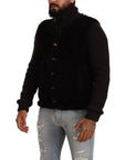 Dolce & Gabbana Elegant Leather Bomber Jacket