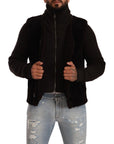 Dolce & Gabbana Elegant Leather Bomber Jacket