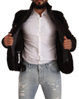Dolce & Gabbana Elegant Leather Bomber Jacket