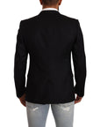 Dolce & Gabbana Exclusive Black Virgin Wool Blazer