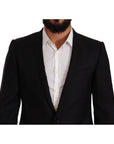 Dolce & Gabbana Exclusive Black Virgin Wool Blazer