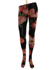 Dolce & Gabbana Elegant Floral Micro Mesh Tights