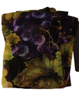 Dolce & Gabbana Elegant Black Grapes Printed Nylon Tights