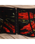 Dolce & Gabbana Elegant Black Silk Corset Belt Top