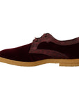 Dolce & Gabbana Elegant Velvet and Exotic Leather Dress Shoes