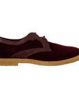 Dolce & Gabbana Elegant Velvet and Exotic Leather Dress Shoes