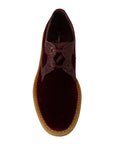 Dolce & Gabbana Elegant Velvet and Exotic Leather Dress Shoes