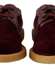 Dolce & Gabbana Elegant Velvet and Exotic Leather Dress Shoes