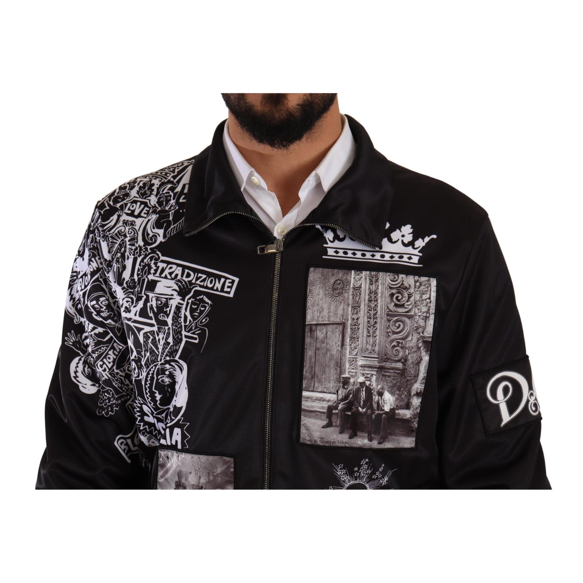 Dolce & Gabbana Stunning Superstizione Zip Sweater