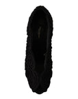 Dolce & Gabbana Elegant Black Lace Stiletto Heels