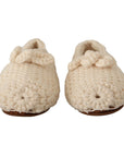 Dolce & Gabbana Chic Wool Knit Ballerina Flats