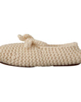 Dolce & Gabbana Chic Wool Knit Ballerina Flats