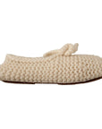 Dolce & Gabbana Chic Wool Knit Ballerina Flats