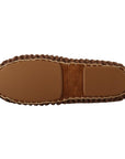 Dolce & Gabbana Elegant Wool Knit Ballerina Flats