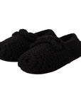 Dolce & Gabbana Elegant Black Wool Knit Ballet Flats