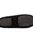 Dolce & Gabbana Elegant Black Wool Knit Ballet Flats