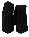 Dolce & Gabbana Elegant Stretch Sock Boots in Black