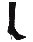 Dolce & Gabbana Elegant Black Stretch Socks Boots