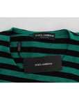 Dolce & Gabbana Elegant Striped Cashmere Silk Sweater