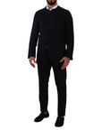 Dolce & Gabbana Elegant Dark Grey Alpaca Blend Jacket