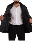 Dolce & Gabbana Chic Double Breasted Wool Blend Overcoat