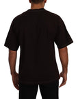 Dolce & Gabbana Elegant Burgundy L'Amore Crew Neck Tee