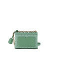 Michael Kors Cece Small Sea Green Signature PVC Convertible Flap Crossbody Bag