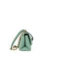 Michael Kors Cece Small Sea Green Signature PVC Convertible Flap Crossbody Bag