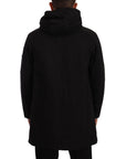 Dolce & Gabbana Elegant Black Parka Hooded Jacket
