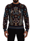 Dolce & Gabbana Elegant Bordeaux Cashmere Crewneck Sweater