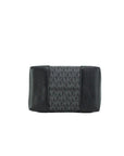 Michael Kors Mercer Small Black Signature Leather Bucket Crossbody Handbag Purse
