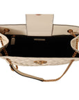 Versace Elegant Quilted Nappa Leather Tote