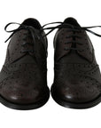 Dolce & Gabbana Elegant Wingtip Derby Dress Shoes