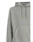 Hugo Boss Elegant Grey Cotton Hooded Sweatshirt