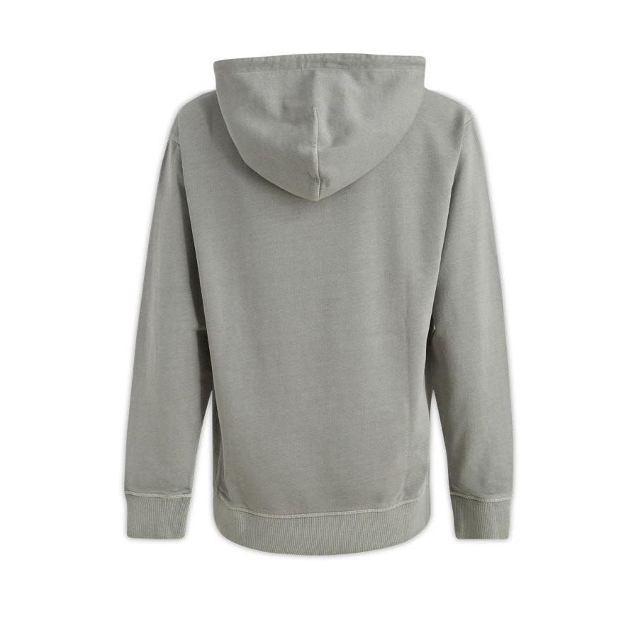 Hugo Boss Elegant Grey Cotton Hooded Sweatshirt