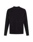 Hugo Boss Elegant Black Cotton Round Neck Sweatshirt