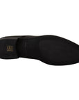 Dolce & Gabbana Elegant Black Leather Derby Shoes