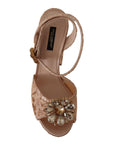Dolce & Gabbana Elegant Pink Platform Heels