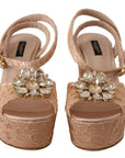 Dolce & Gabbana Elegant Pink Platform Heels