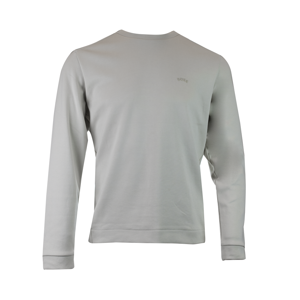 Hugo Boss Elegant Beige Cotton Sweatshirt