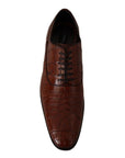 Dolce & Gabbana Elegant Exotic Crocodile Leather Formal Shoes