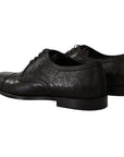 Dolce & Gabbana Exotic Leather Formal Lace-Up Shoes